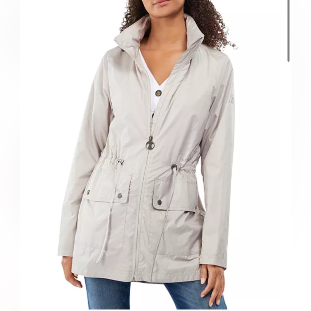 Barbour Campion Anorak in Oyster/Mist